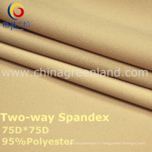 Tissu tissé par Spandex de polyester de 75D pour la mode de textile (GLLML2)